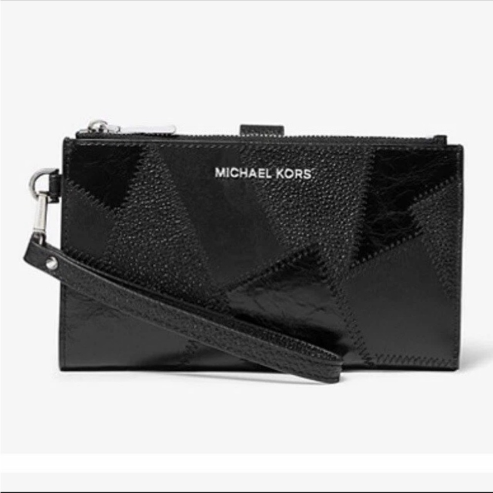 Michael Kors Black Patchwork Wristlet - image 2